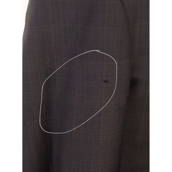 Lanificio A. Rodina Pronto Uomo brown Wool Plaid Blazer  Sz 40R Super 120s - Picture 7 of 15